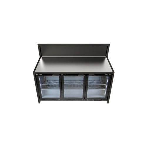 Commercial refrigerated counter - O221010 - Omega Station srl - 3 doors / without drawer / beverage
