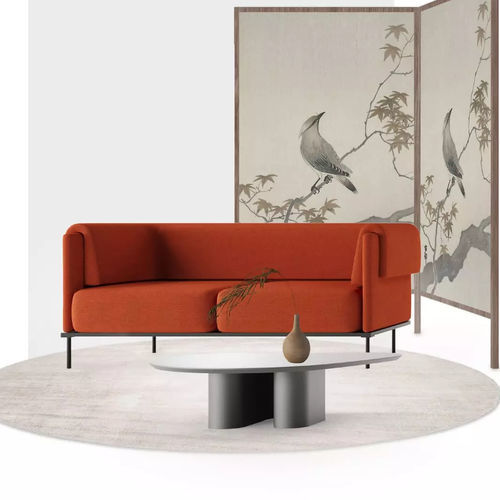 Contemporary sofa - FLY  - LILIPOPART - fabric / with armrests / custom