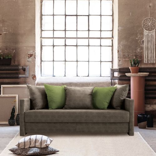 Sofa bed - ATHENEA - FRANCEBANON - contemporary / fabric / with armrests