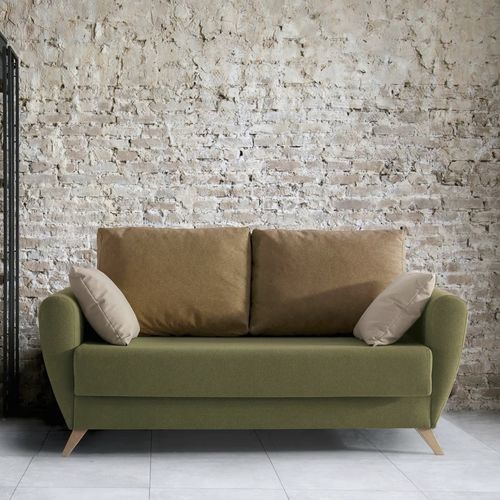 Sofa bed - SIMÓN - FRANCEBANON - contemporary / fabric / with armrests