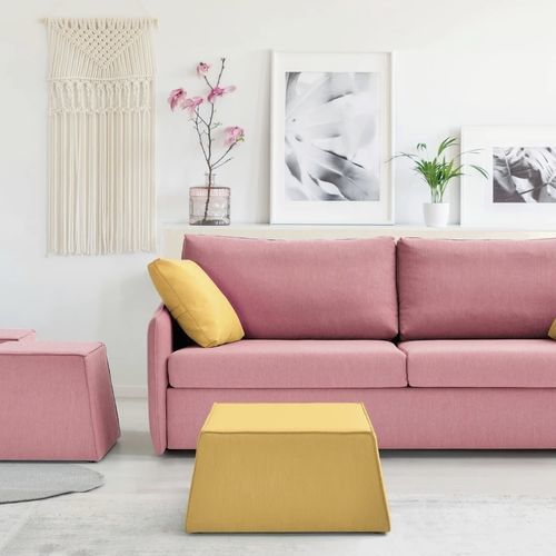 Contemporary pouf - BORIS - FRANCEBANON - fabric / wooden / other shapes