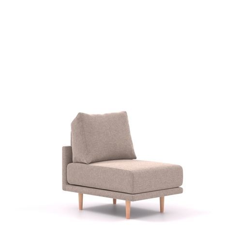 Contemporary fireside chair - Clooods - FEYDOM COLLECTIVE LTC - fabric / beech / plywood