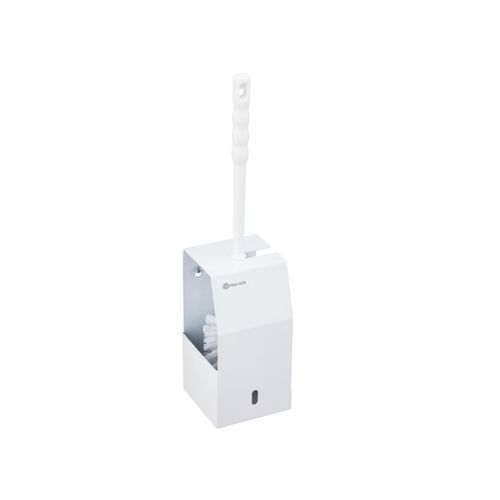 Stainless steel toilet brush - STELLA - Merida. Sp. z o.o. - plastic / wall-mounted / black