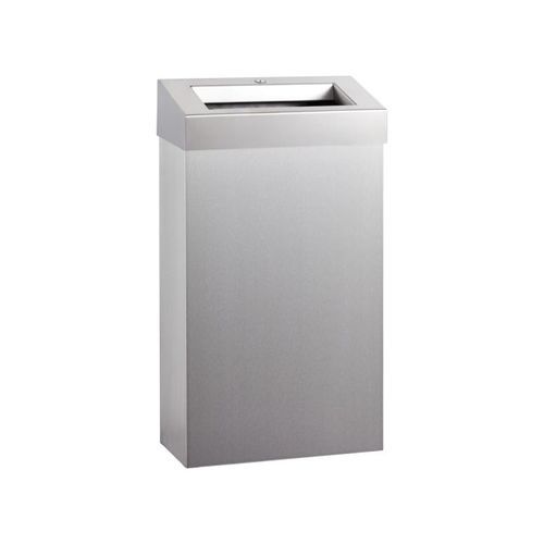 Public trash can - STELLA  - Merida. Sp. z o.o. - stainless steel / with bag dispenser / with lid