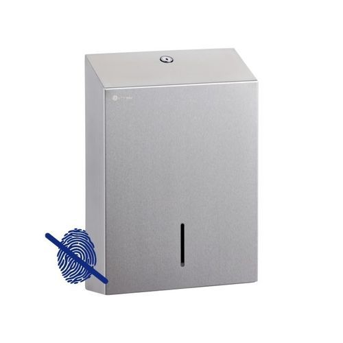 Wall-mounted paper towel dispenser - ASM176 - Merida. Sp. z o.o. - stainless steel / commercial