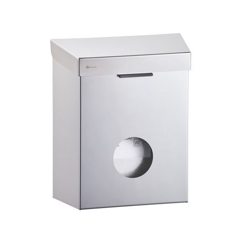 Public trash can - KSP304 - Merida. Sp. z o.o. - stainless steel / with lid / indoor