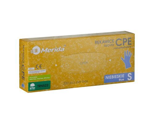 Handling glove - TRN522 - Merida. Sp. z o.o. - chemical protection / polyethylene (PE) / grasping
