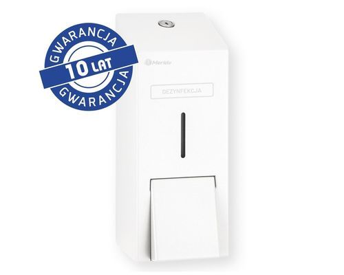 Soap dispenser hand sanitizer dispenser - STELLA WHITE LINE - Merida. Sp. z o.o. - stainless steel / powder-coated steel / not specified