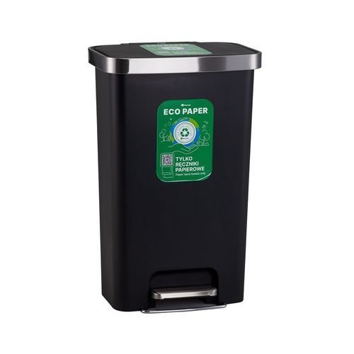 Plastic trash can - KJC410 - Merida. Sp. z o.o. - steel / outdoor / indoor