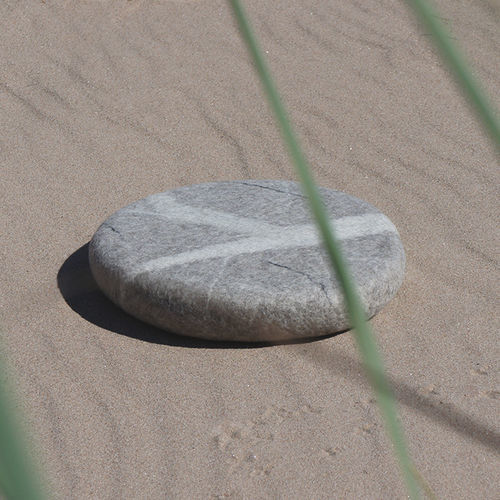 Chair cushion - HAIKU - Katsu Stones - floor / interior / oval