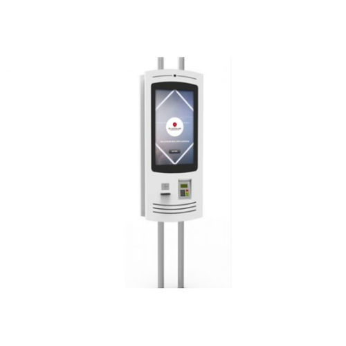 Restaurant interactive kiosk - PartKiosk - DYMENSION - indoor / freestanding / with touchscreen