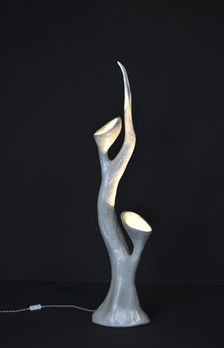 Floor-standing lamp - CALCAIRE - JOËL BARTZ - marble / contemporary / wireless
