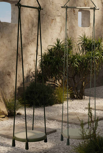 Aluminum swing seat - HAYAL  - Yaaz - fabric / rope / hanging