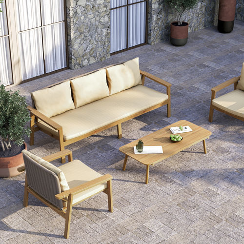 Design sofa - DENK - Yaaz - patio / garden / Sunbrella®
