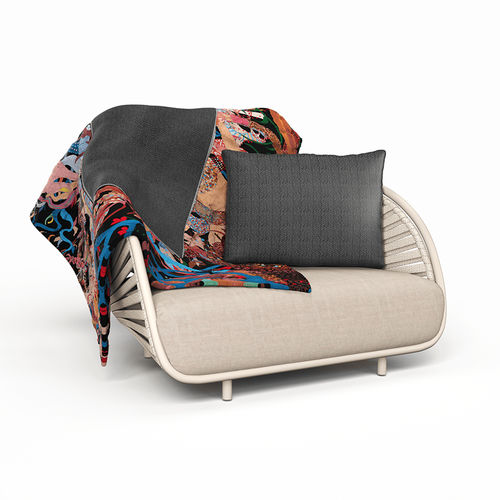 Armchair cushion - SWEET - Yaaz - outdoor / square / plain