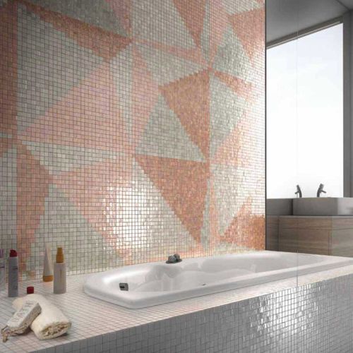 Glass mosaic tile - TESSERE - high-gloss / indoor / bathroom