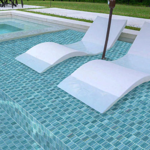 Glass mosaic tile - SWIMMING POOL SERIES - TESSERE - high-gloss / indoor / outdoor