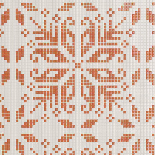 Marble mosaic tile - FOLK COTTO - TESSERE - lava / recycled glass / stone