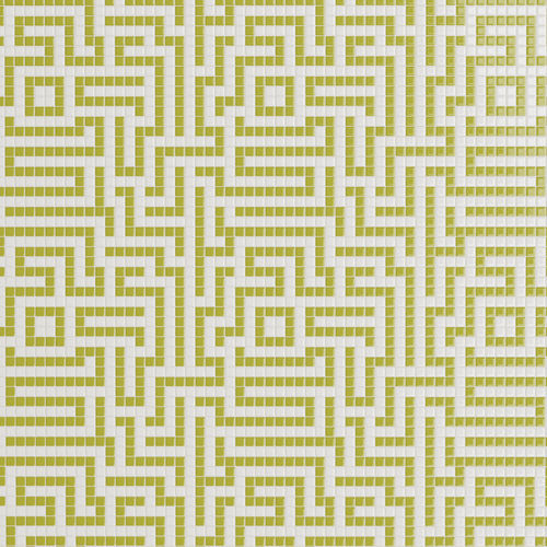 Marble mosaic tile - LABYRINTH PISTACHIO - TESSERE - lava / natural stone / recycled glass