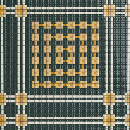 Marble mosaic tile - SCURO  - TESSERE - lava / natural stone / recycled glass