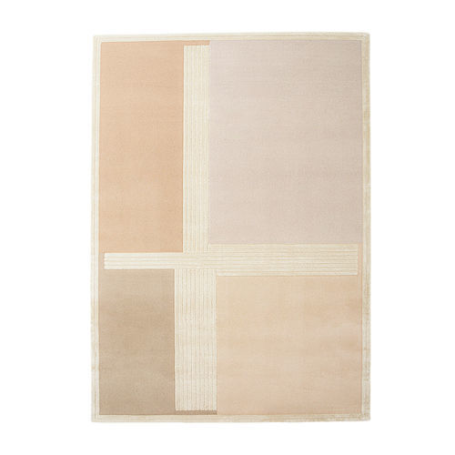Contemporary rug - EBB & FLOW Seaside - Softicated - geometric / wool / vegetal silk