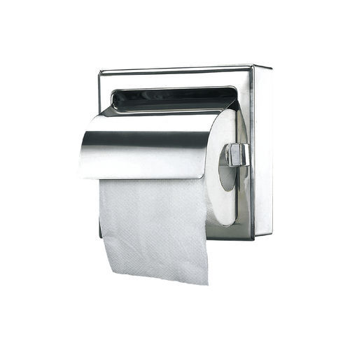 Wall-mounted toilet paper dispenser - AE series - Fanda Hygiene Co., Ltd - recessed / stainless steel / polished
