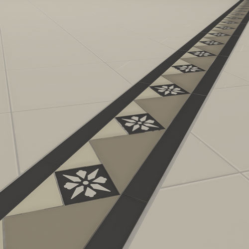 Porcelain stoneware border tile - NOTTINGHAM  - Winckelmans - for floors