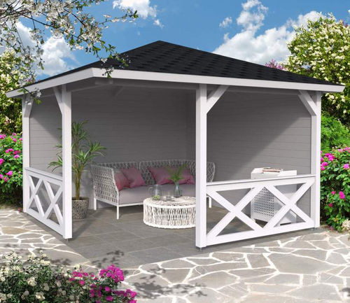 Spruce garden pavilion - Inmedias - wooden frame