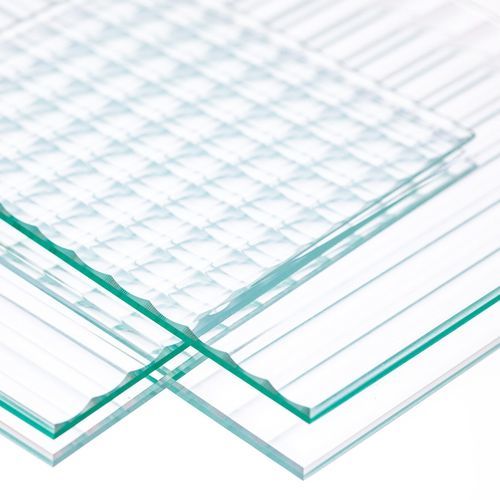 Ribbed decorative panel - Specialist Joinery Group - for interior / glass / polished