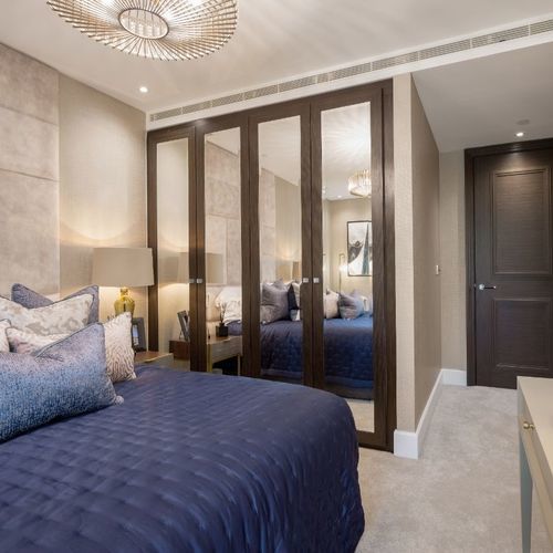 Silver-colored glass panel - Specialist Joinery Group - ultra-clear / mirror / etched