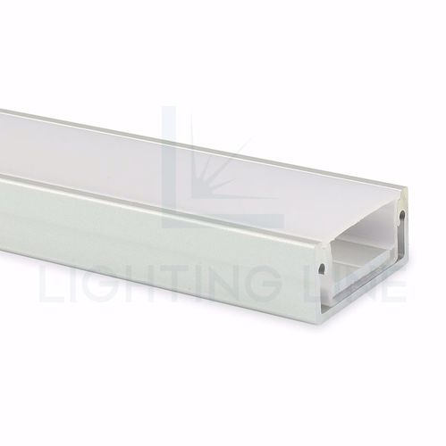 Surface mounted lighting profile - PR-SL09-12-S3 - Ledpoint - recessed / LED / aluminium
