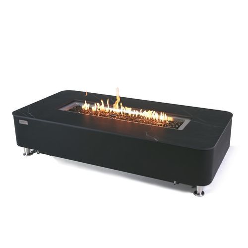 Gas fire pit - ELEMENTI PLUS - VALENCIA - ELEMENTI - propane / composite / concrete