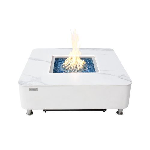 Gas fire pit - ELEMENTI PLUS - ANNECY - ELEMENTI - concrete / porcelain / cement-glass composite