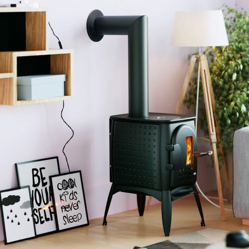 Wood heating stove - G1 - AUSTROFLAMM - 6 kW / with legs / traditional