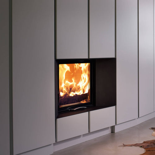 Closed wood hearth - 65x51 S 2.0 - AUSTROFLAMM - 1-sided / metal / glass