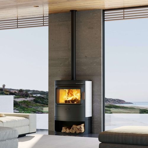 Wood heating stove - Cody - AUSTROFLAMM - 8 kW / free-standing / contemporary