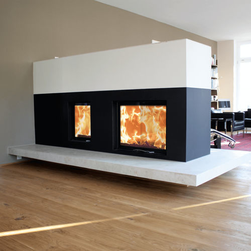 Wood-burning fireplace insert - 45X57 K 2.0 - AUSTROFLAMM - steel / contemporary