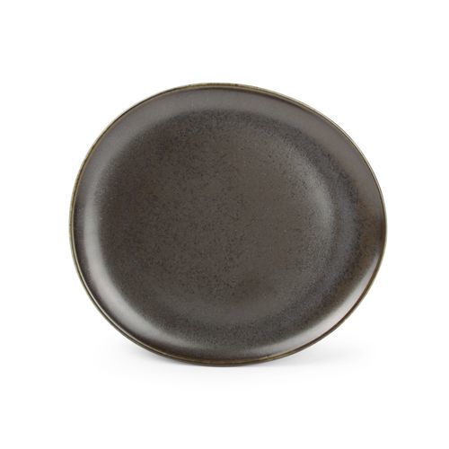 Flat plate - Ceres : 604598 - Fine2Dine - round / porcelain / black