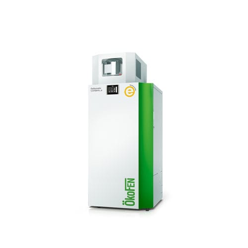 Pellet boiler - Pellematic Condens_e - oekofen - for heating only / with water heater / residential