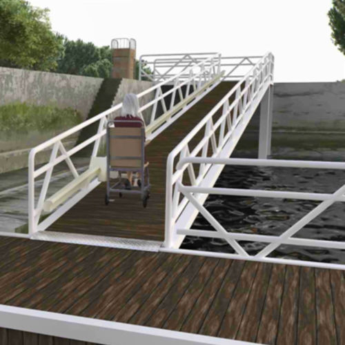 Gangway elevator - Abtei Lift Group - electric / inclined