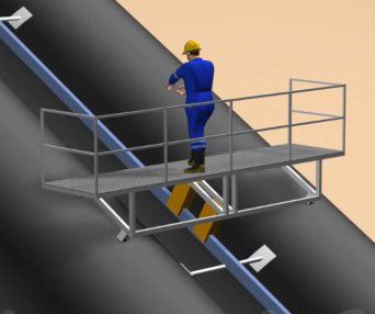 Work platform - Pipeline - Abtei Lift Group - maintenance / outdoor