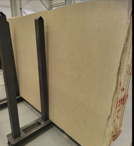 Limestone natural stone slab - BEIGE NOVELDA - MARMOMAR SPAIN - for wall / for interior / for countertop