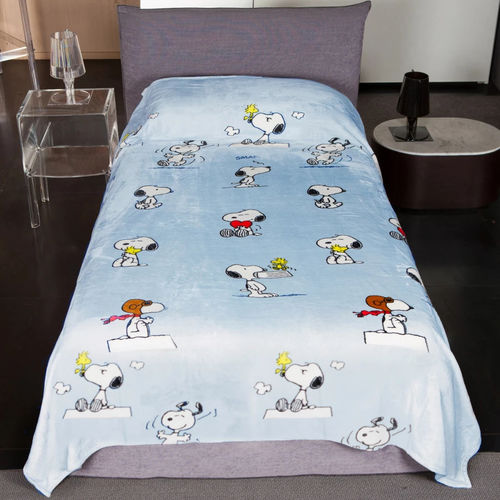Polyester blanket - Kanguru Single Bed Snoopy - Lavatelli S.r.l.