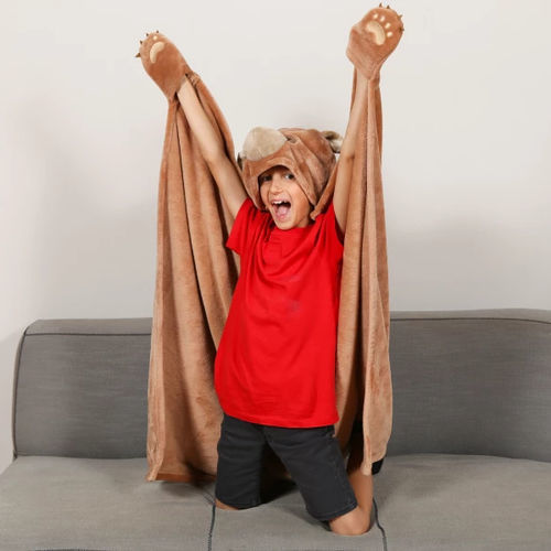 Polyester blanket - Kanguru Bear Blanket - Lavatelli S.r.l. - fabric