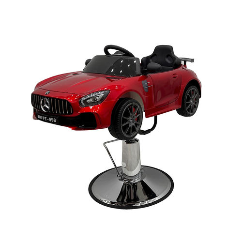 Plastic barber chair - Wag - WEELKO BARCELONA - metal / swivel / central base