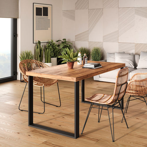 Steel table base - 2040014 - Emuca SA - painted steel / contemporary / square