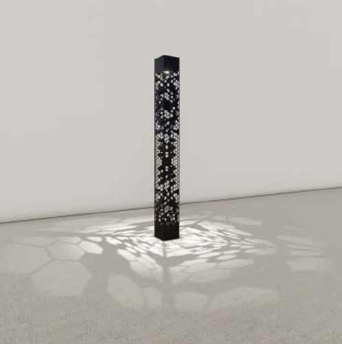Garden bollard light - PATTERN - Beyond Lighting - urban / contemporary / aluminum