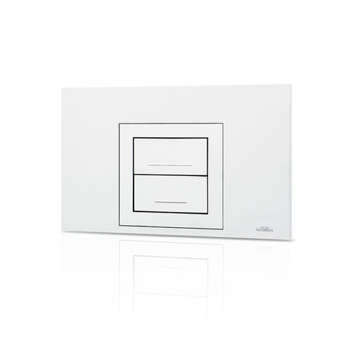 Double toilet flush button - AUREA - Kariba S.p.A. - Made in Italy / commercial / home
