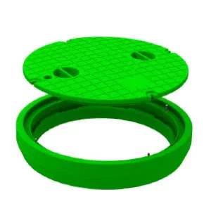 Polyethylene manhole cover - 7100520240 - ROTO SLOVENIJA - round