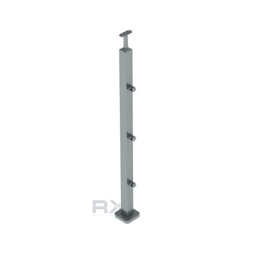 Steel pillar - SL.P40.3HD12.04.S/1060mm - RX Inox France - square